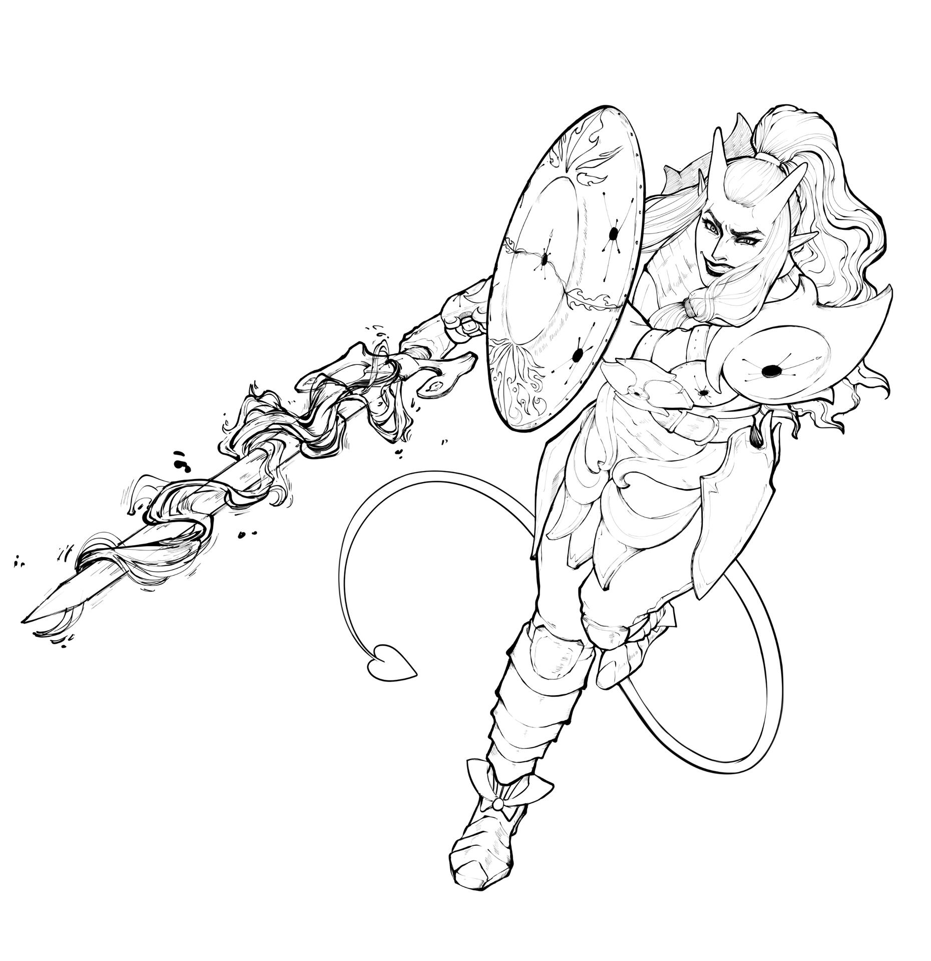 Client Work - Character art